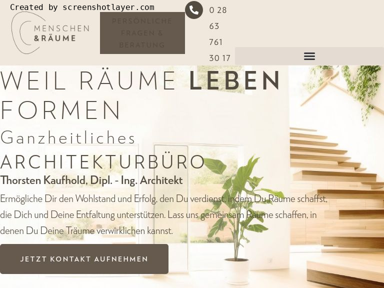 Firmenlogo vom Unternehmen Architekt Dipl.-Ing. Thorsten Kaufhold | Menschen und Räume GmbH aus Vel