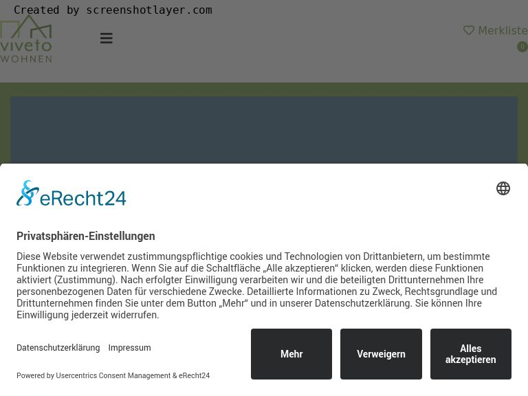 Firmenlogo vom Unternehmen viveto WOHNEN GmbH aus Chemnitz
