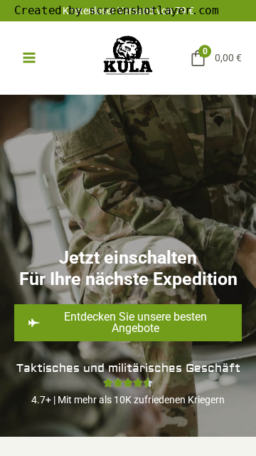 Firmenlogo vom Unternehmen Kula Tactical aus Berlin