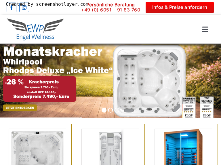 Firmenlogo vom Unternehmen Engel Wellness - SwimSpas und Whirlpools aus Gelnhausen