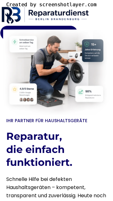 Firmenlogo vom Unternehmen Reparaturdienst Berlin Brandenburg aus Berlin